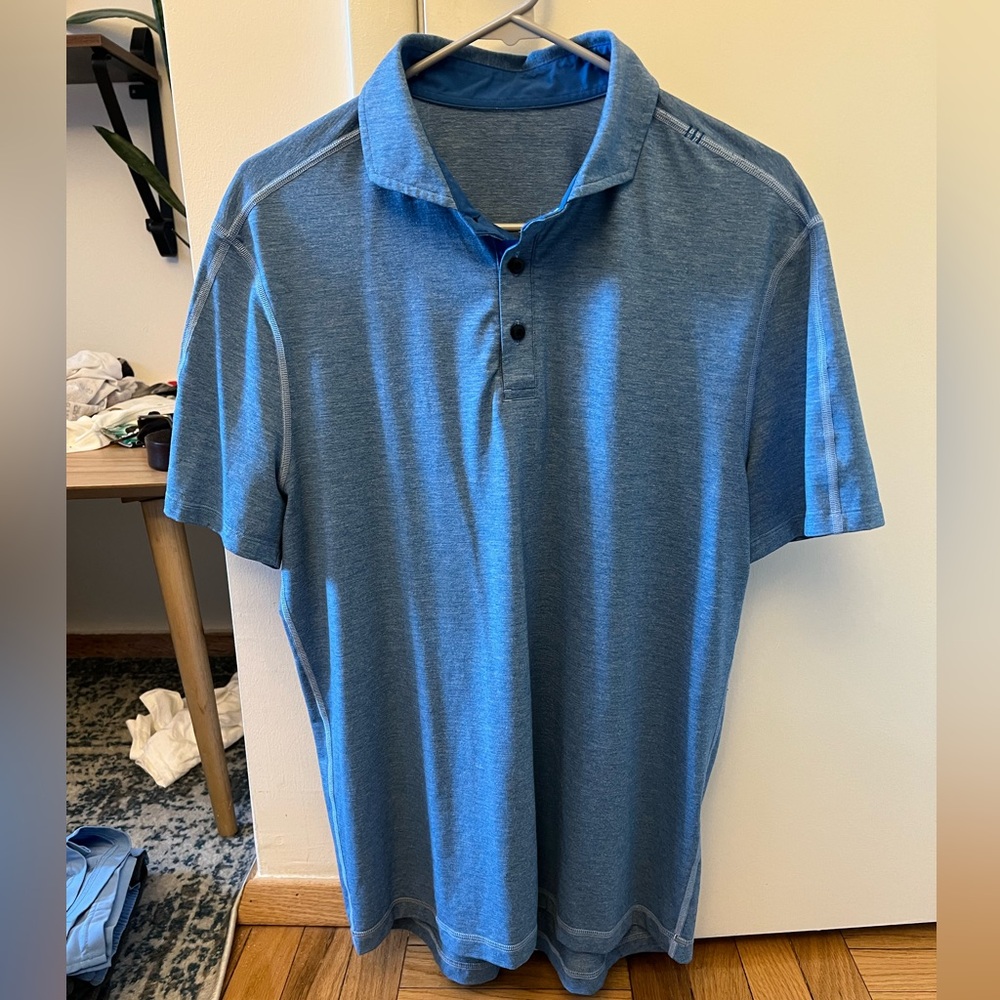 Lululemon polo, blue, medium
